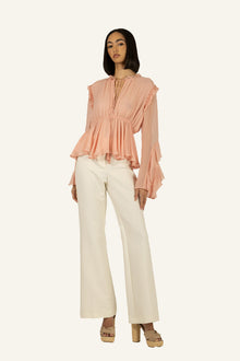 Emeline Blouse | Peach
