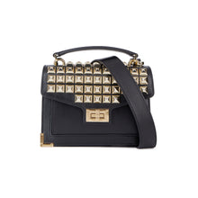 Emily Small Bag In Leather With Spikes | Women | Black