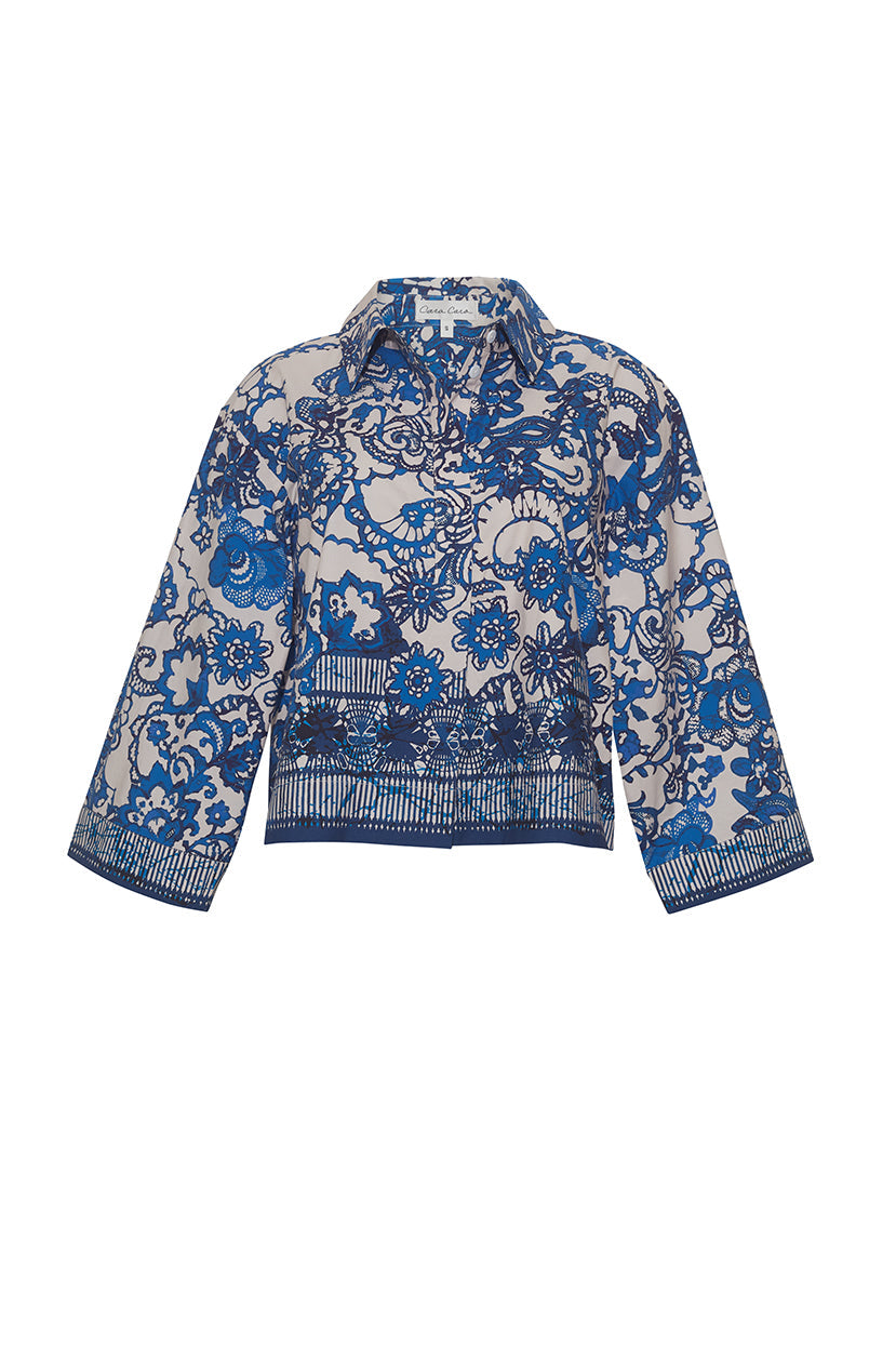 Erica Shirt | Dentelle Blue