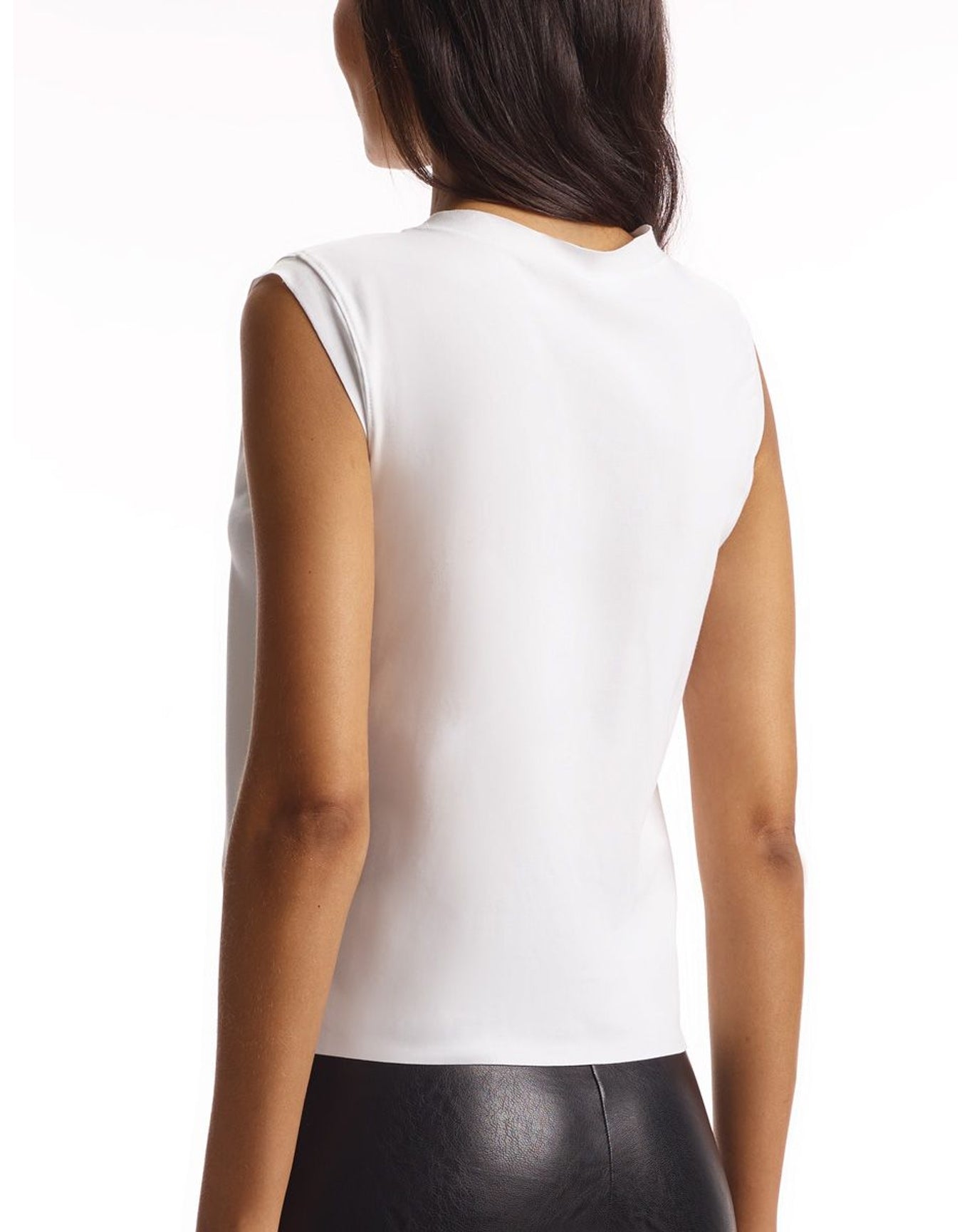 Essential Cotton Muscle Tee | White
