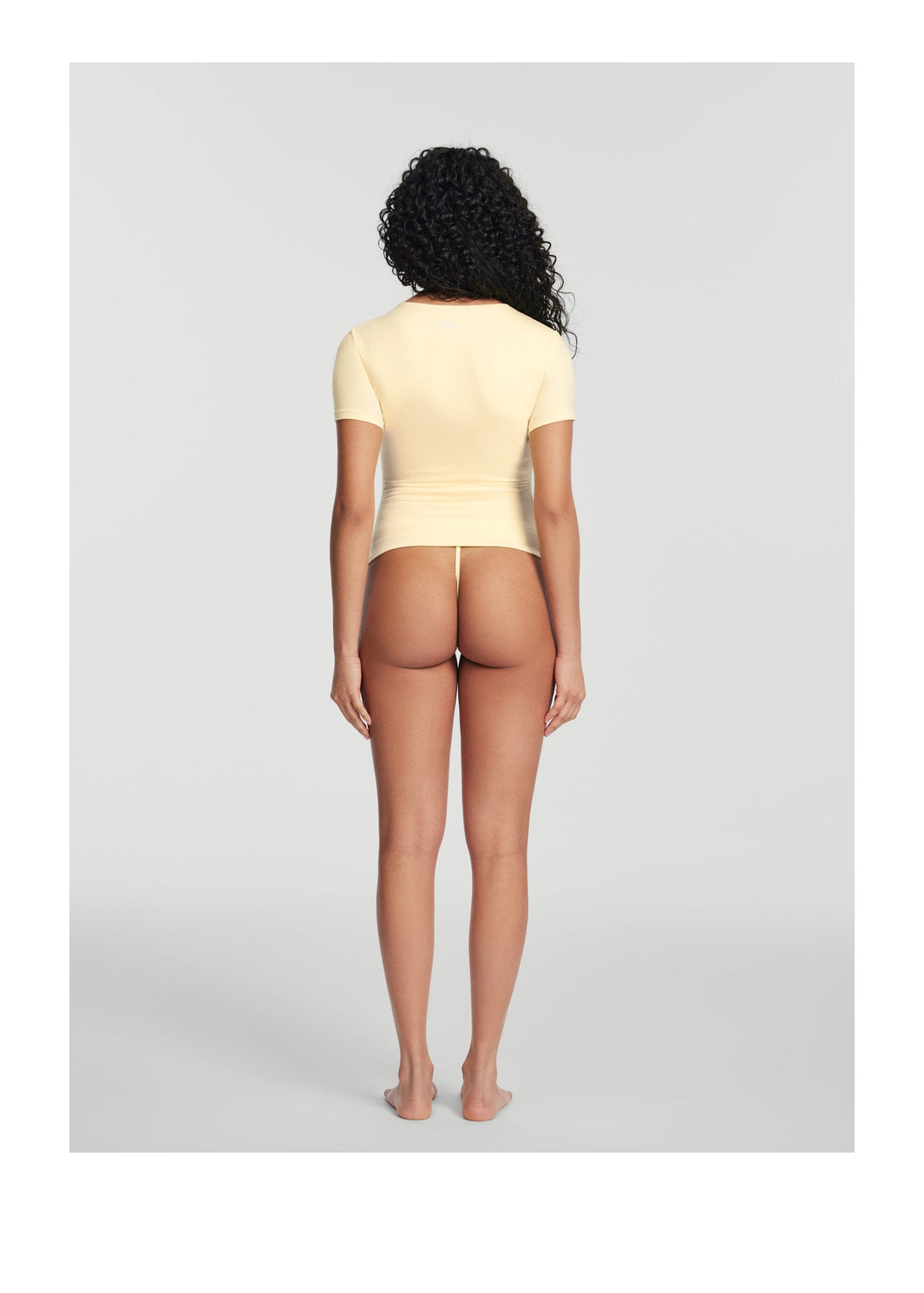 Essential String Thong | Lemon Meringue