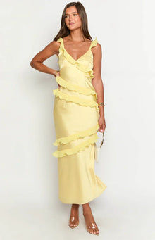 Evan Maxi Dress | Yellow