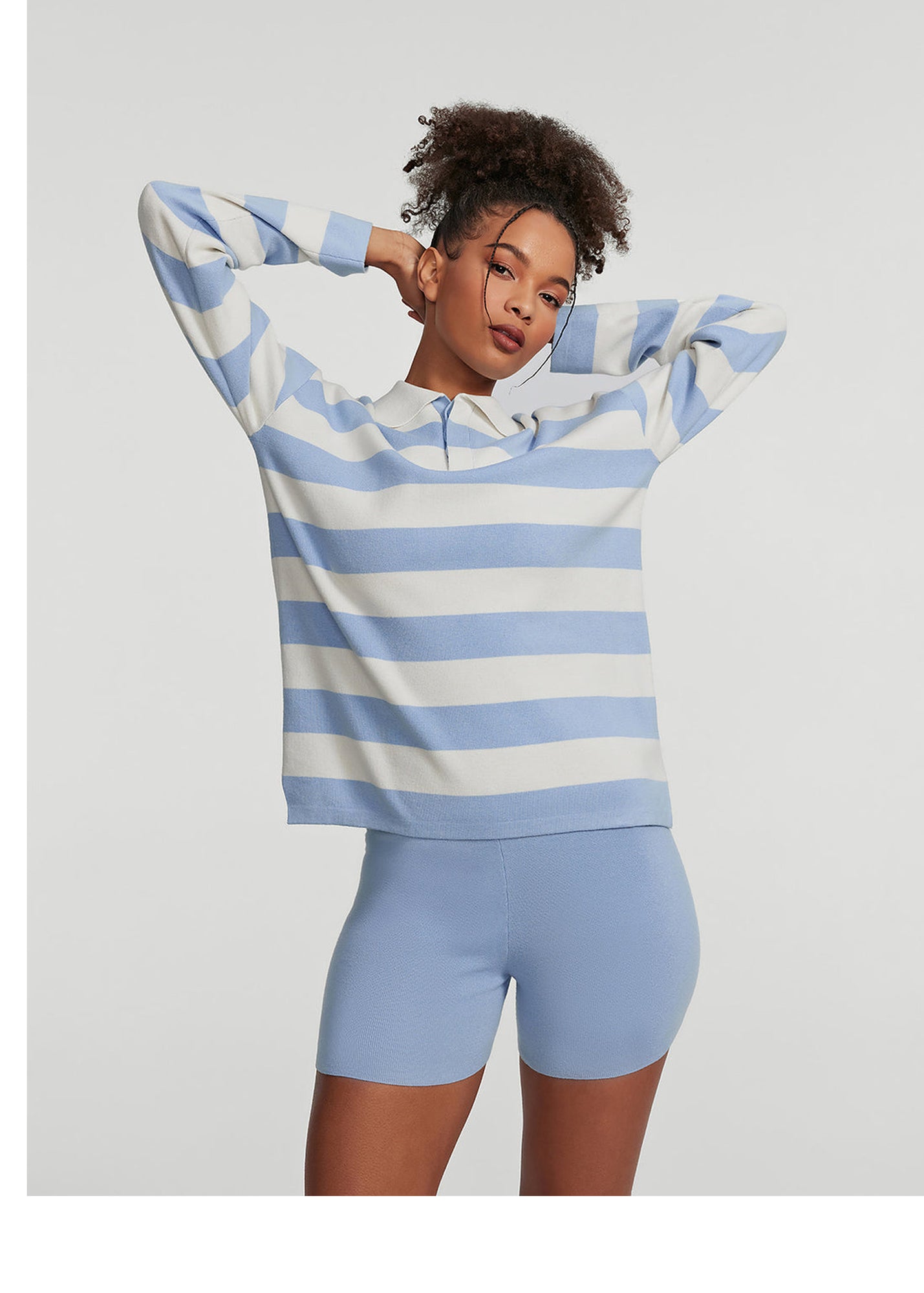 Everyday Knit Shorts | Sky Blue