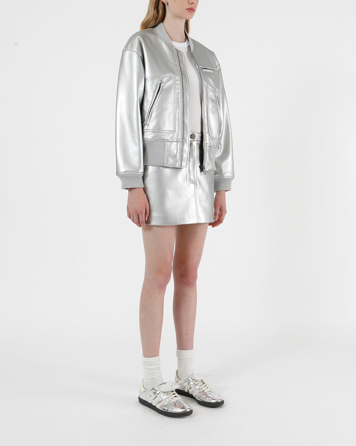 Women | Chaz Bomber | Silver