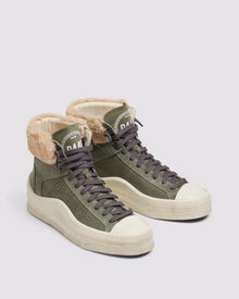 Unisex | Rail Army/Fur | Green/Neutral