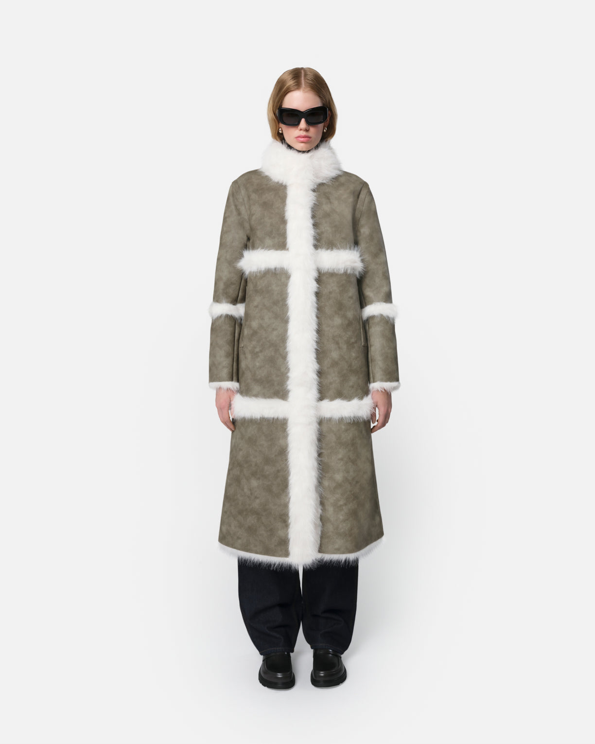 Women | Tilly Coat | Sage & Blanc