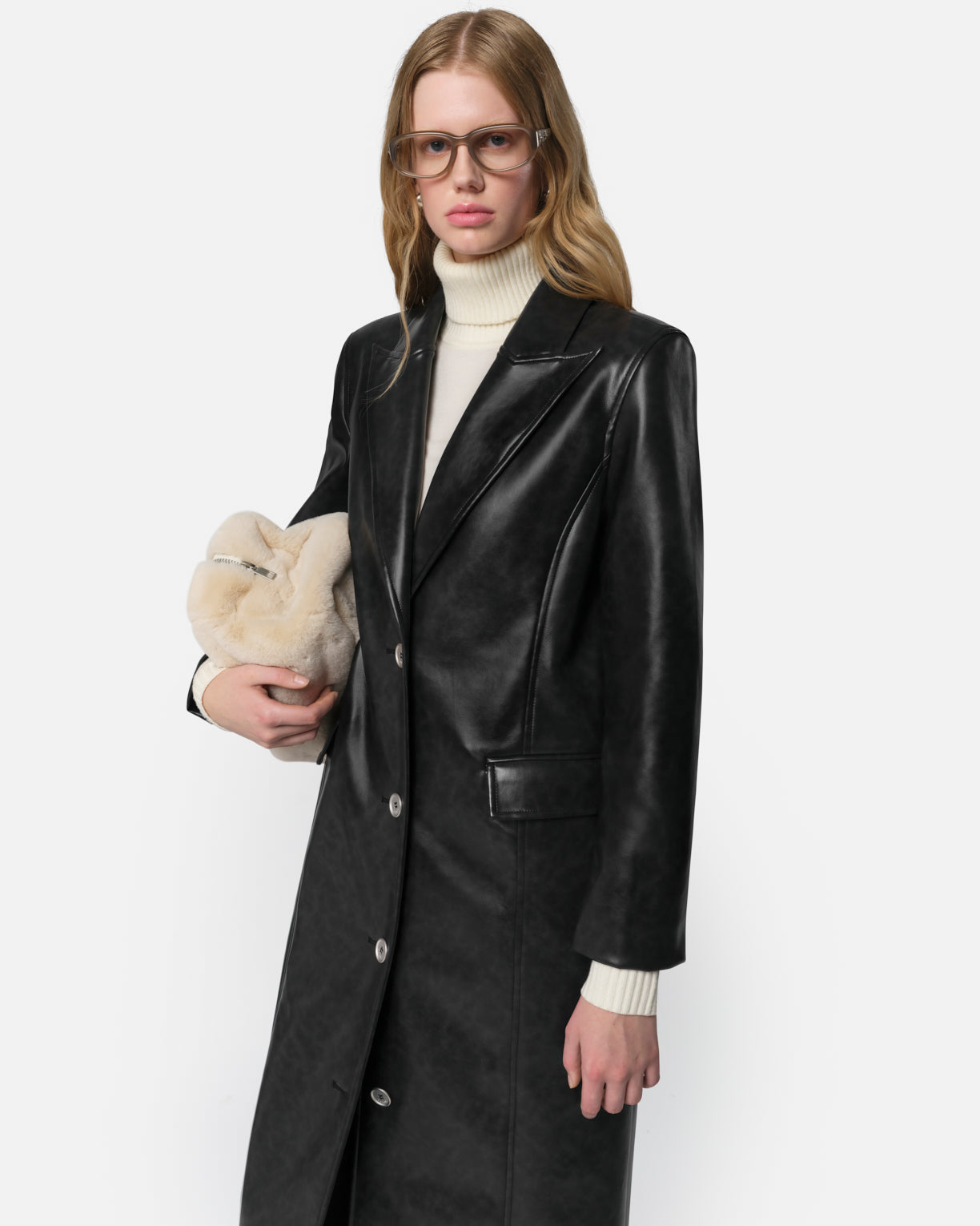 Women | Lauren Overcoat | Noir