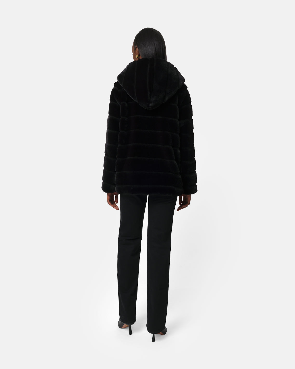 Women | Goldy Coat | Noir
