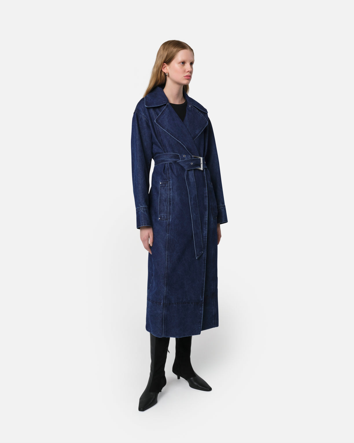 Women | Tate Trench | Indigo