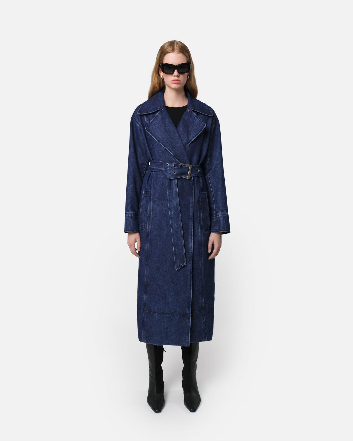Women | Tate Trench | Indigo