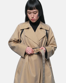 Women | Marge Trench | Almond & Noir
