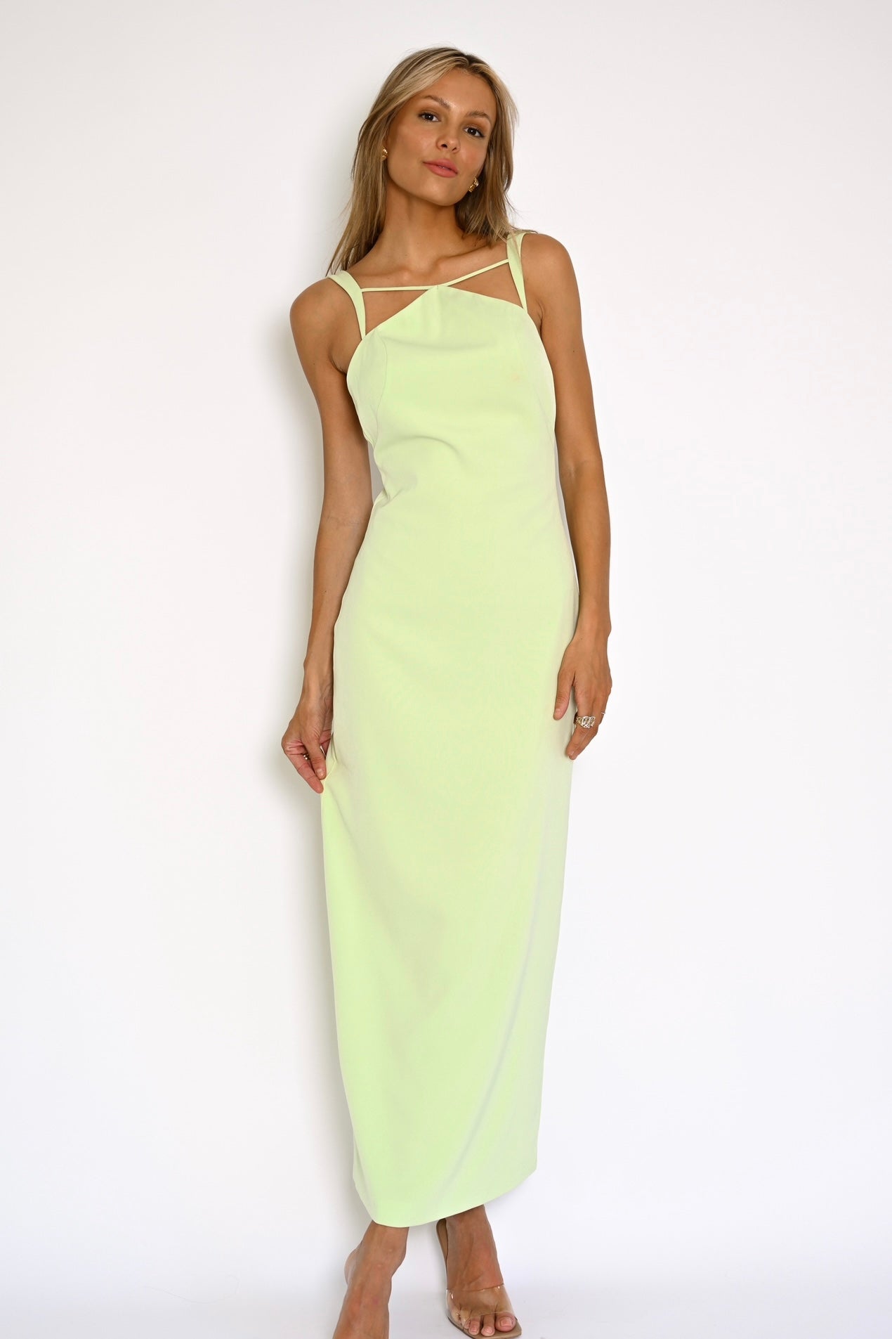 Remington Dress | Pea Green