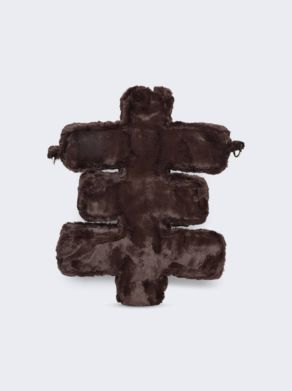 Men | Seventh Heaven | Faux Fur Crossbody Bag | Brown