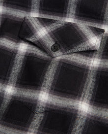 Roomy And White Check Shirt | Women | Black x Ecru