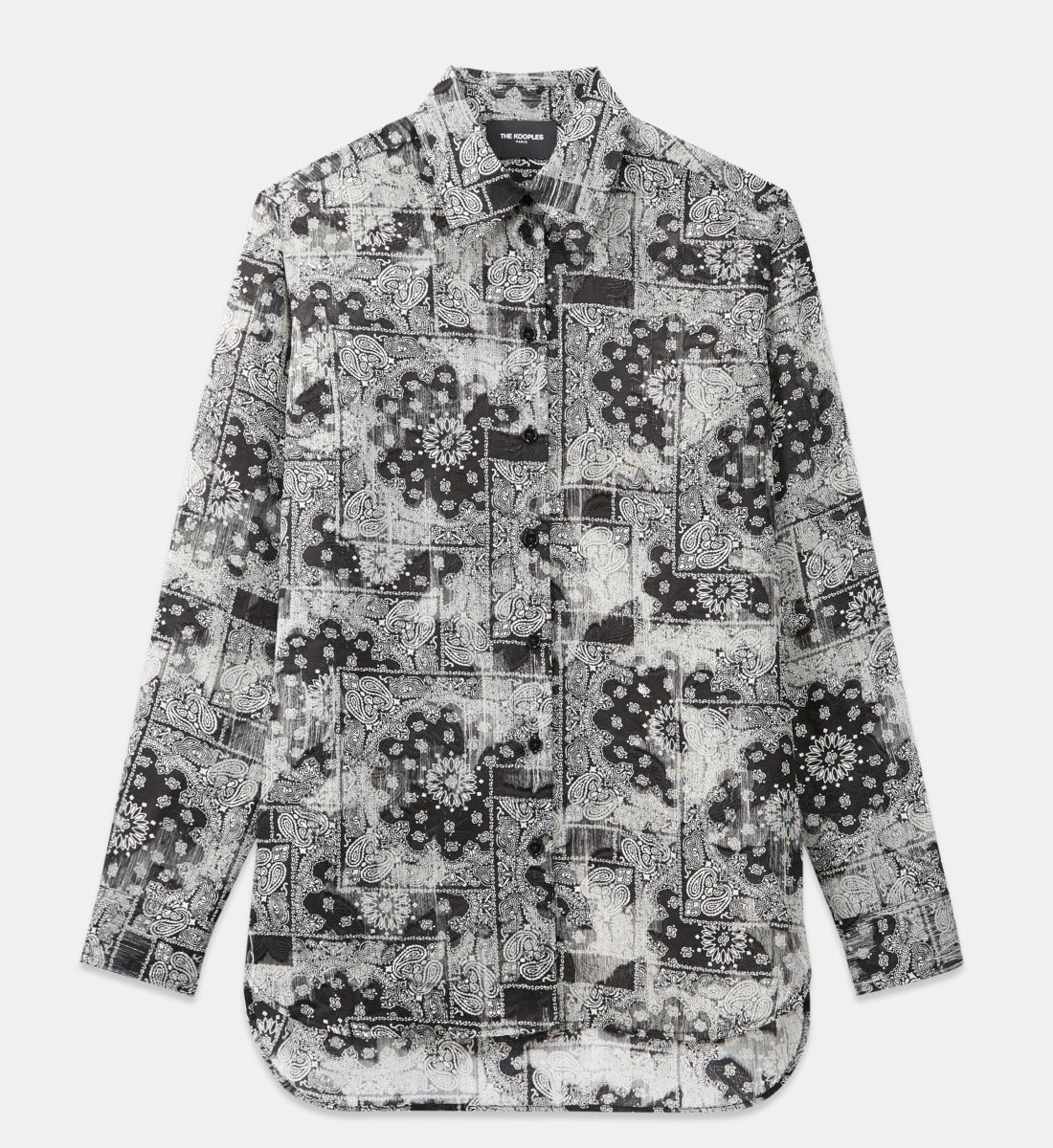 Bandana Print Shirt | Women | Black