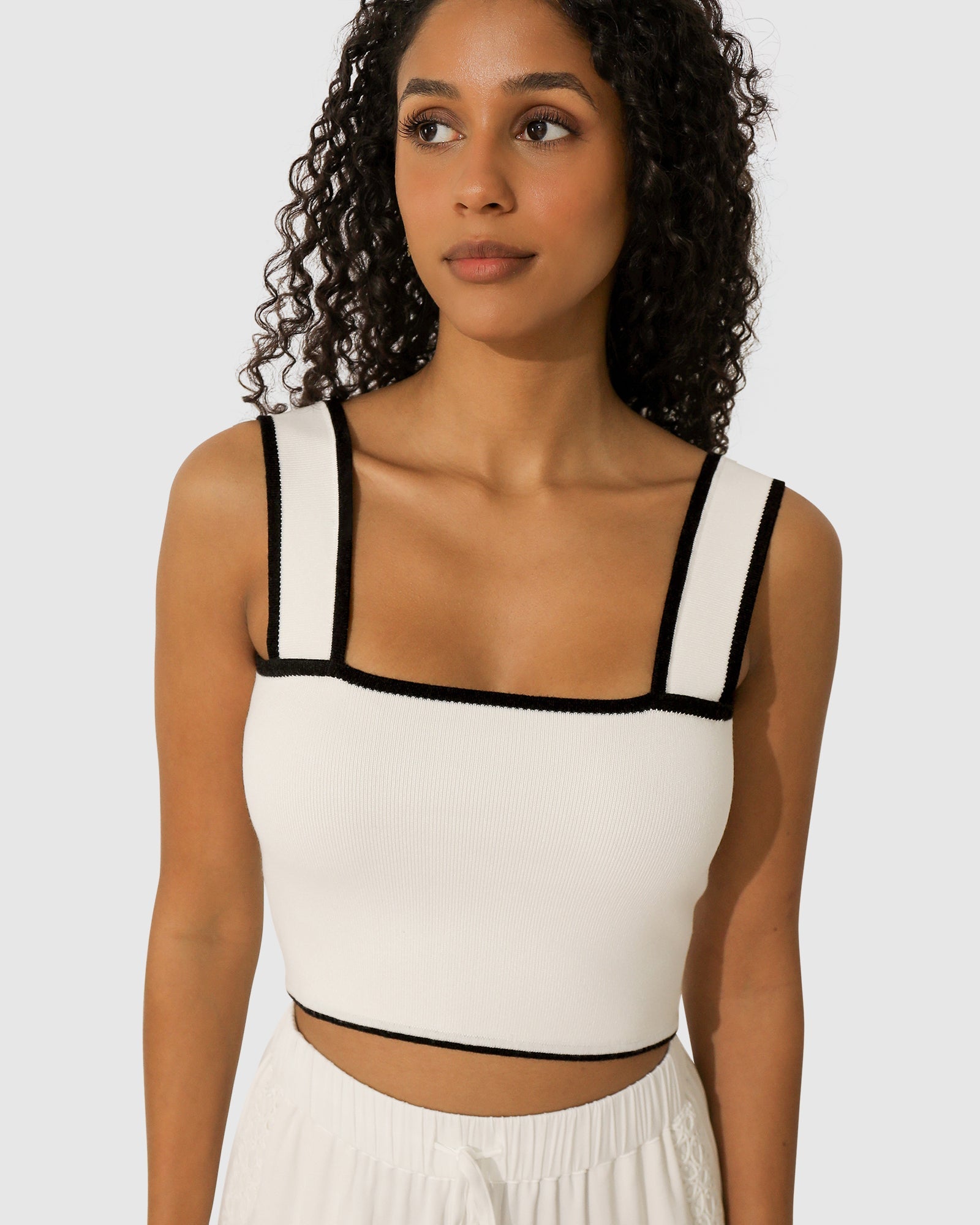 Women | Forevermore Knitted Top | White