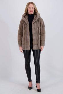 Mink Parka | Women | Tortora