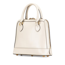 Gucci | Pre-Owned Small Leather Horsebit 1955 Satchel | White/Off White