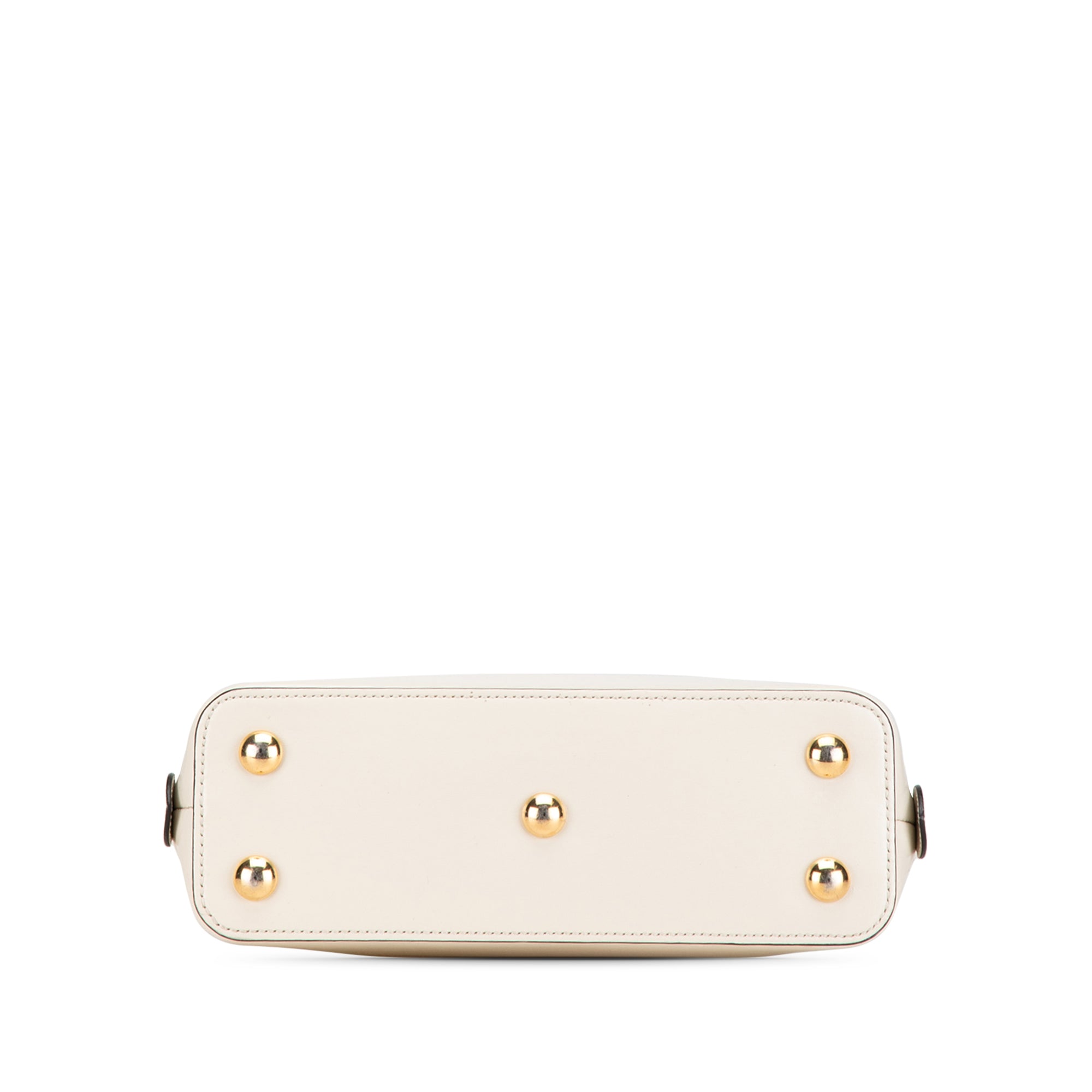 Gucci | Pre-Owned Small Leather Horsebit 1955 Satchel | White/Off White