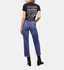 Straight-Cut Jeans | Women | Blue Denim