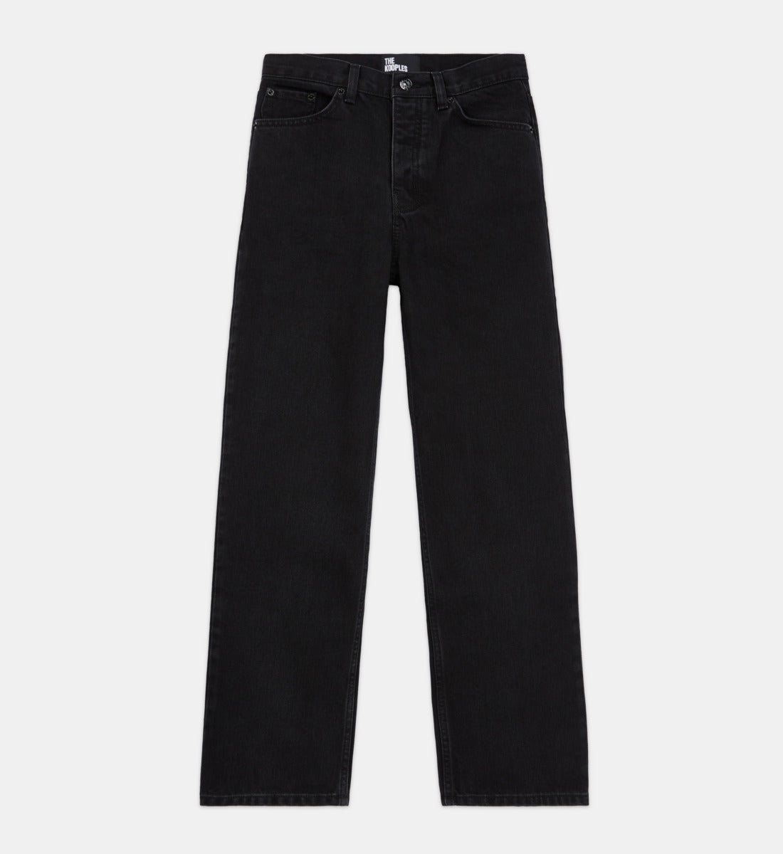 Straight-Cut Jeans | Women | Black Washed