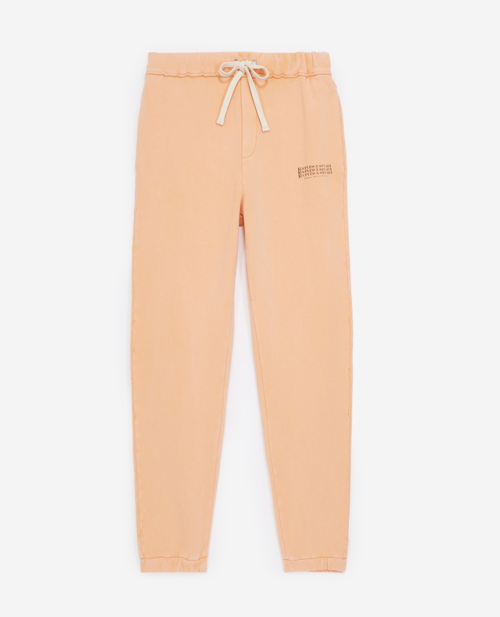 Faded Joggers With Print | Women | Old Orange