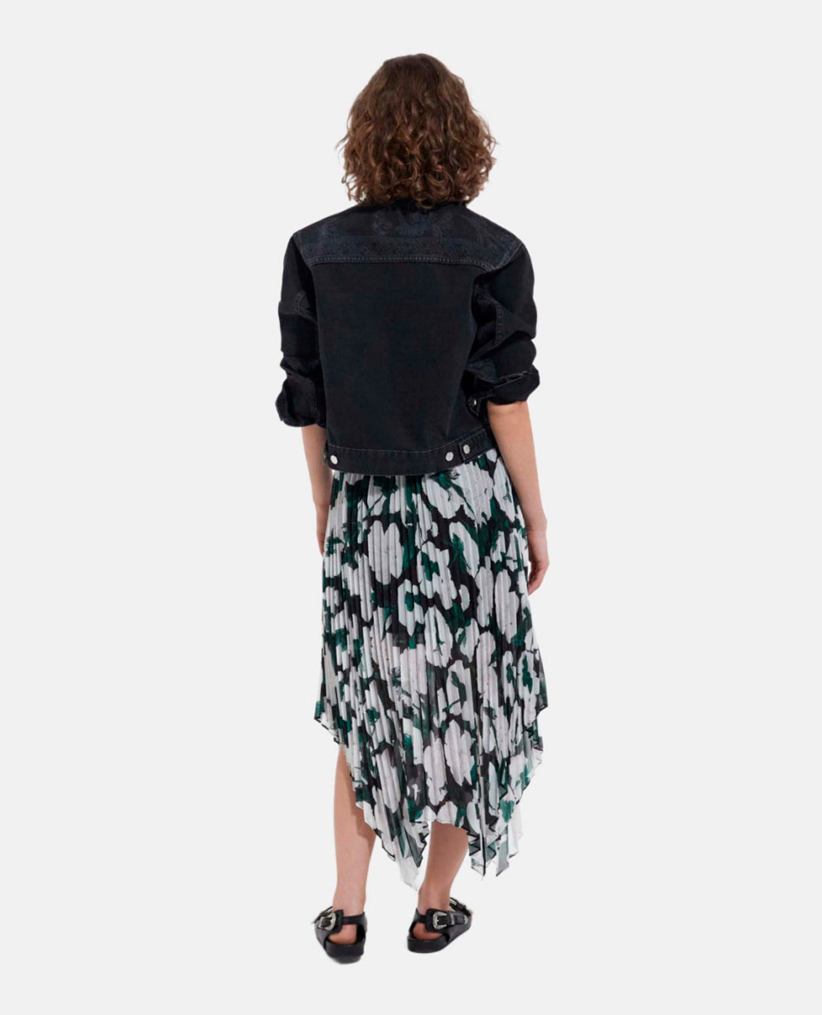 Long Printed Skirt | Women | Ecru