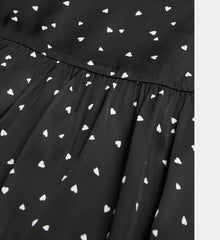 Short Printed Skirt | Women | Black