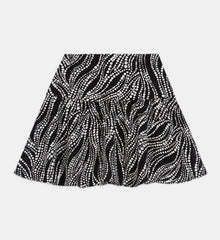 Short Printed Skirt | Women | Black x White