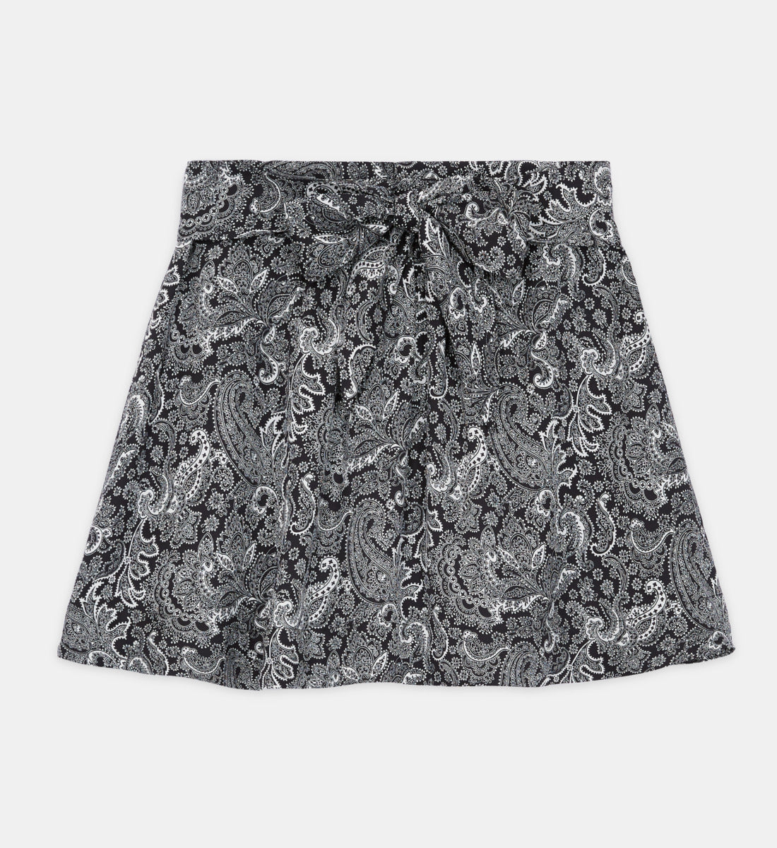 Short Printed Skirt | Women | Black x White