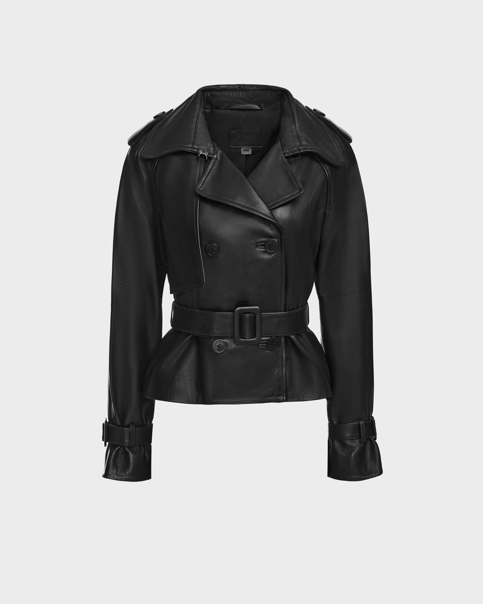 Women | CASSIE S Leather Jacket | Black