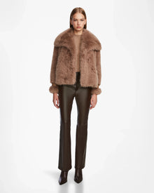 Women | CHLOE Faux Fur Jacket | Camel