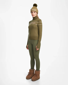 Women | ERIKA Ski Sweater | Loden Green