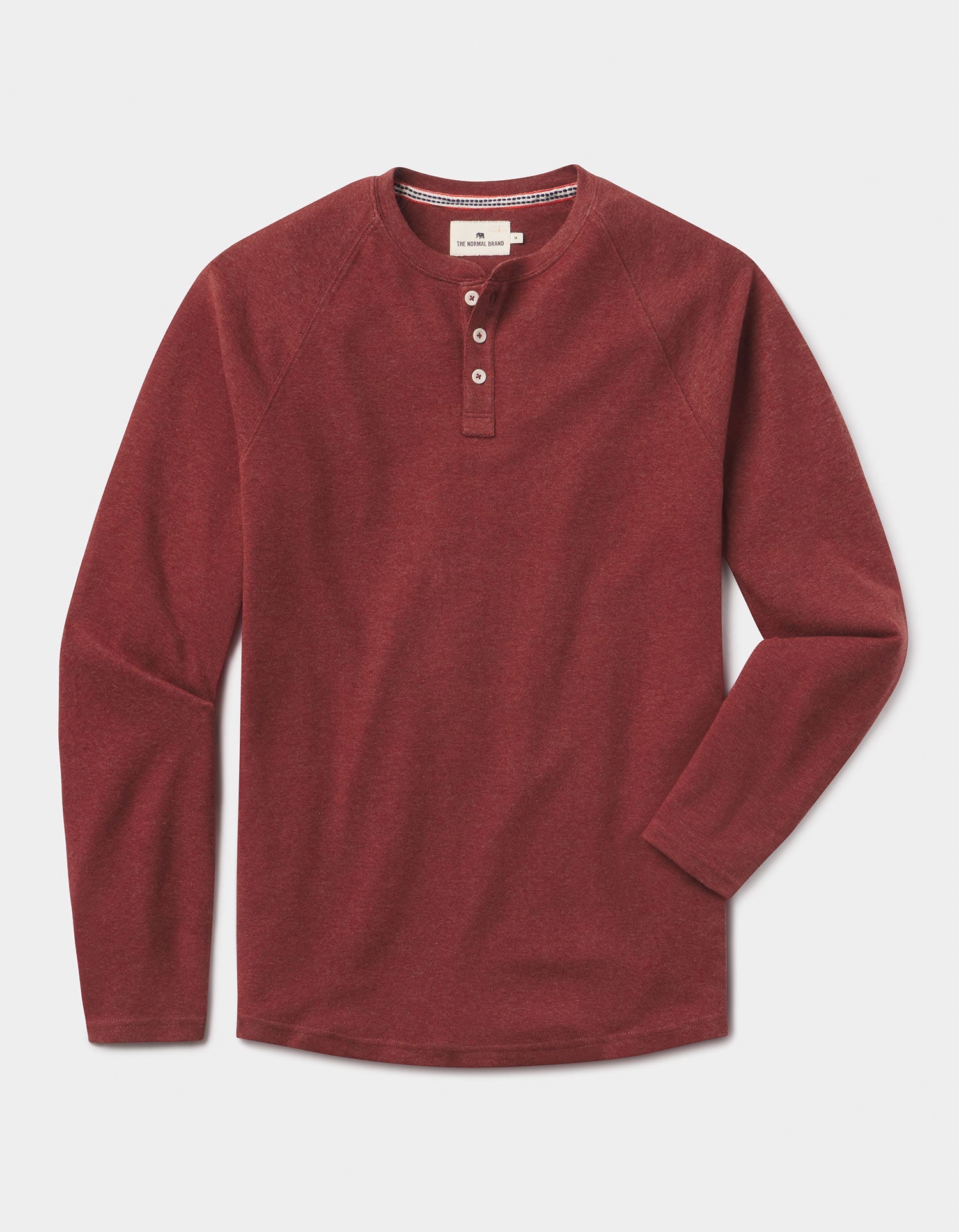 Men | Puremeso Everyday Henley | Redwood