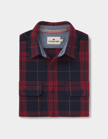 Men | Mountain Overshirt | Garnet Plaid