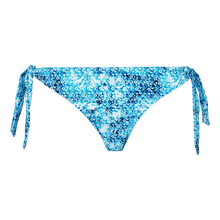 Women | Flower Tye & Dye Jersey Swim Bottom | Navy