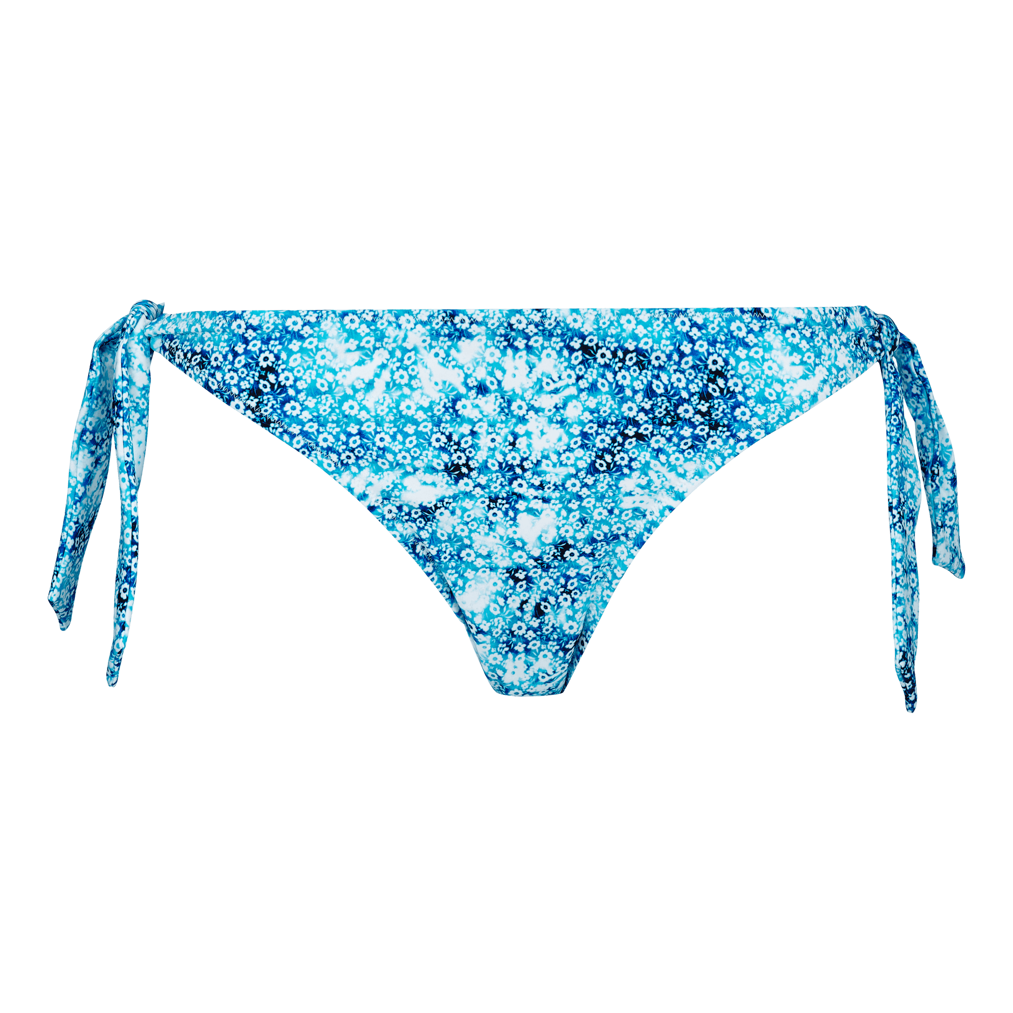 Women | Flower Tye & Dye Jersey Swim Bottom | Navy