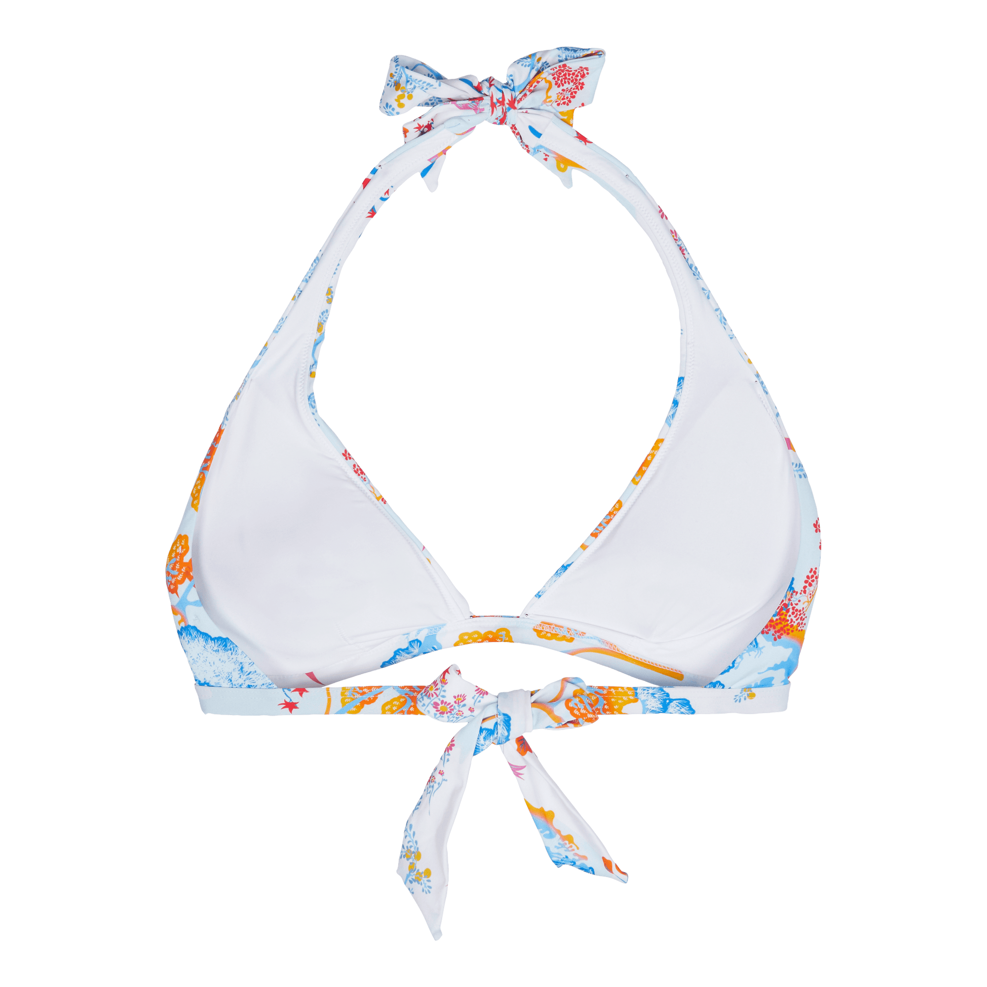 Women | Peace Trees Swim Top | White