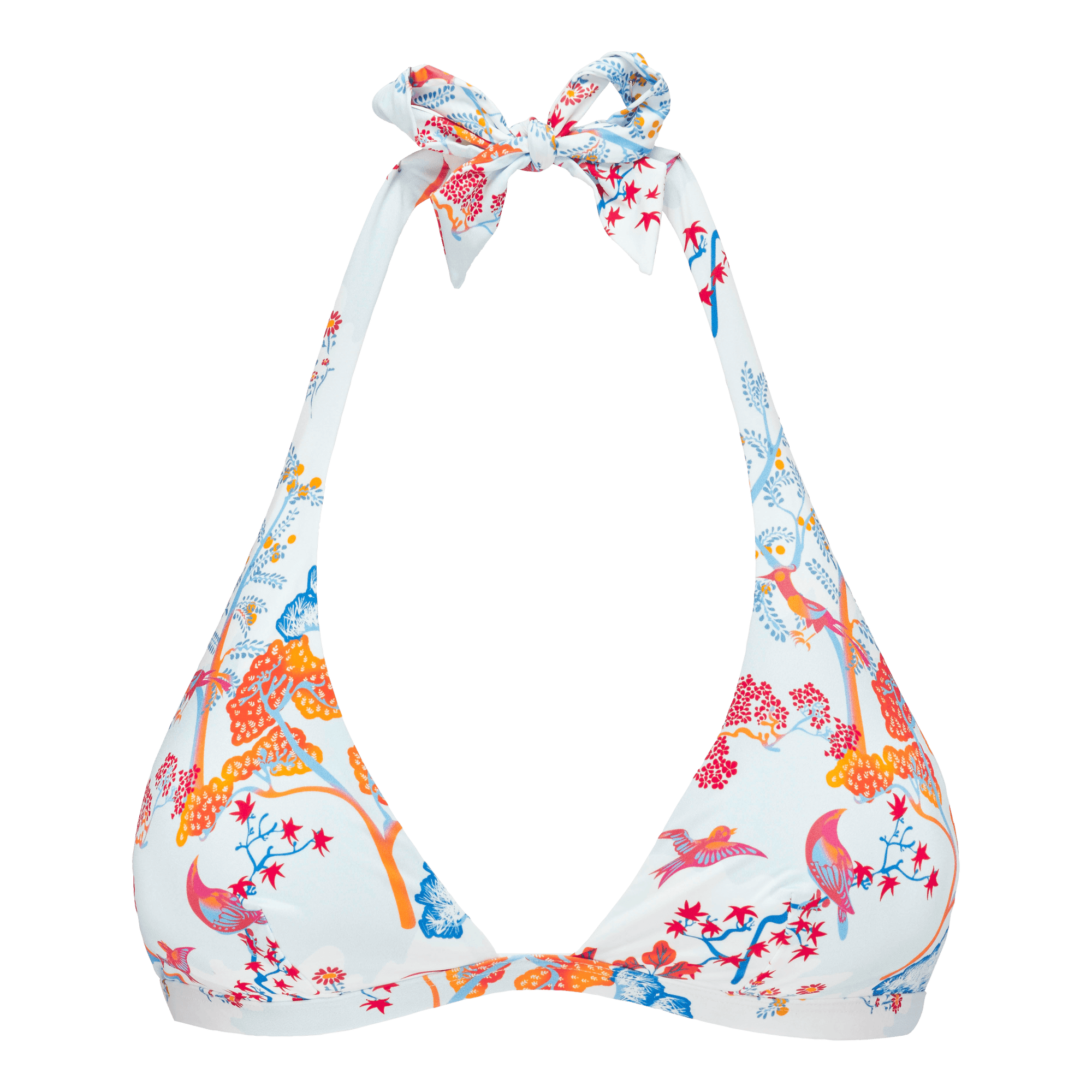 Women | Peace Trees Swim Top | White