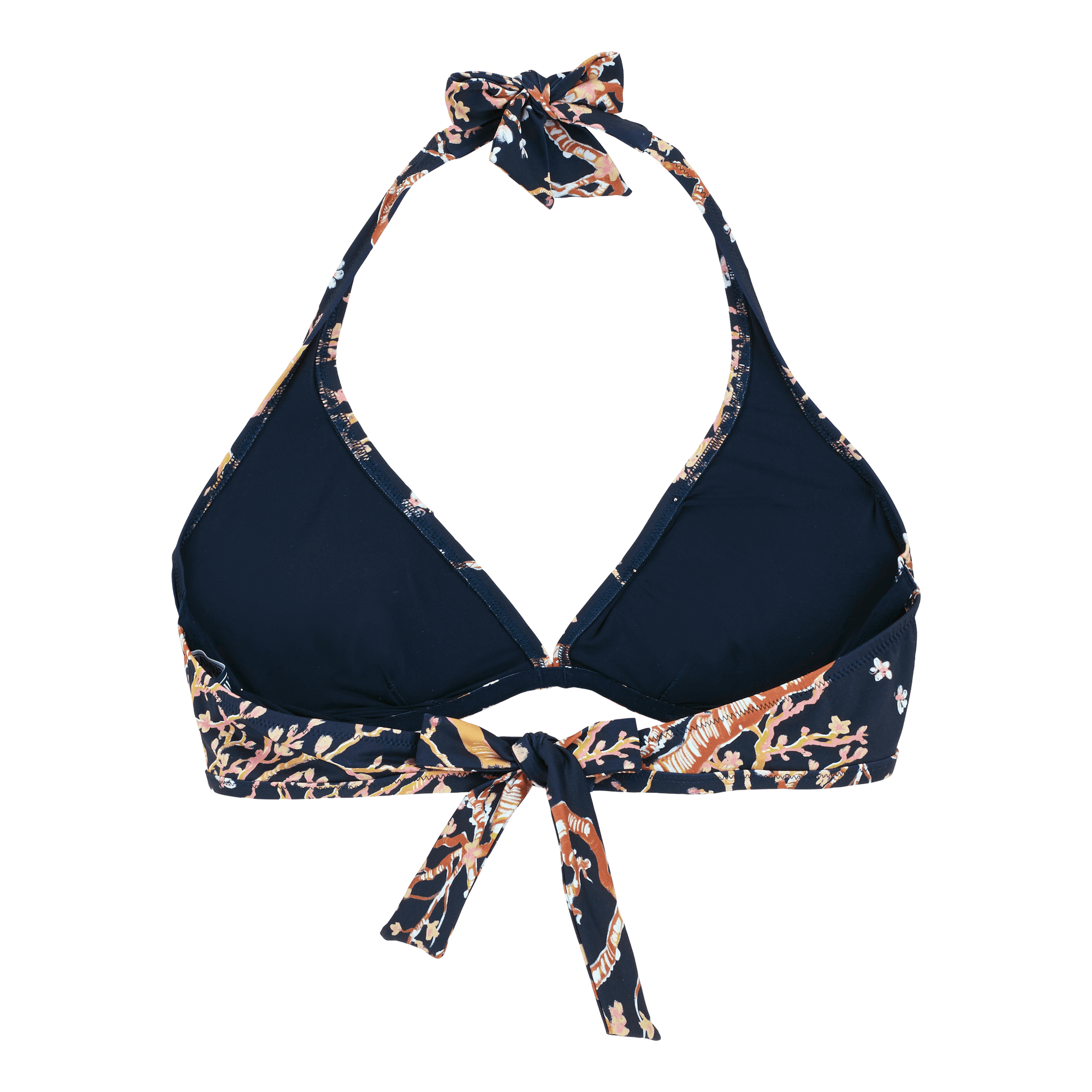 Women | Sweet Blossom Swim Top | Navy