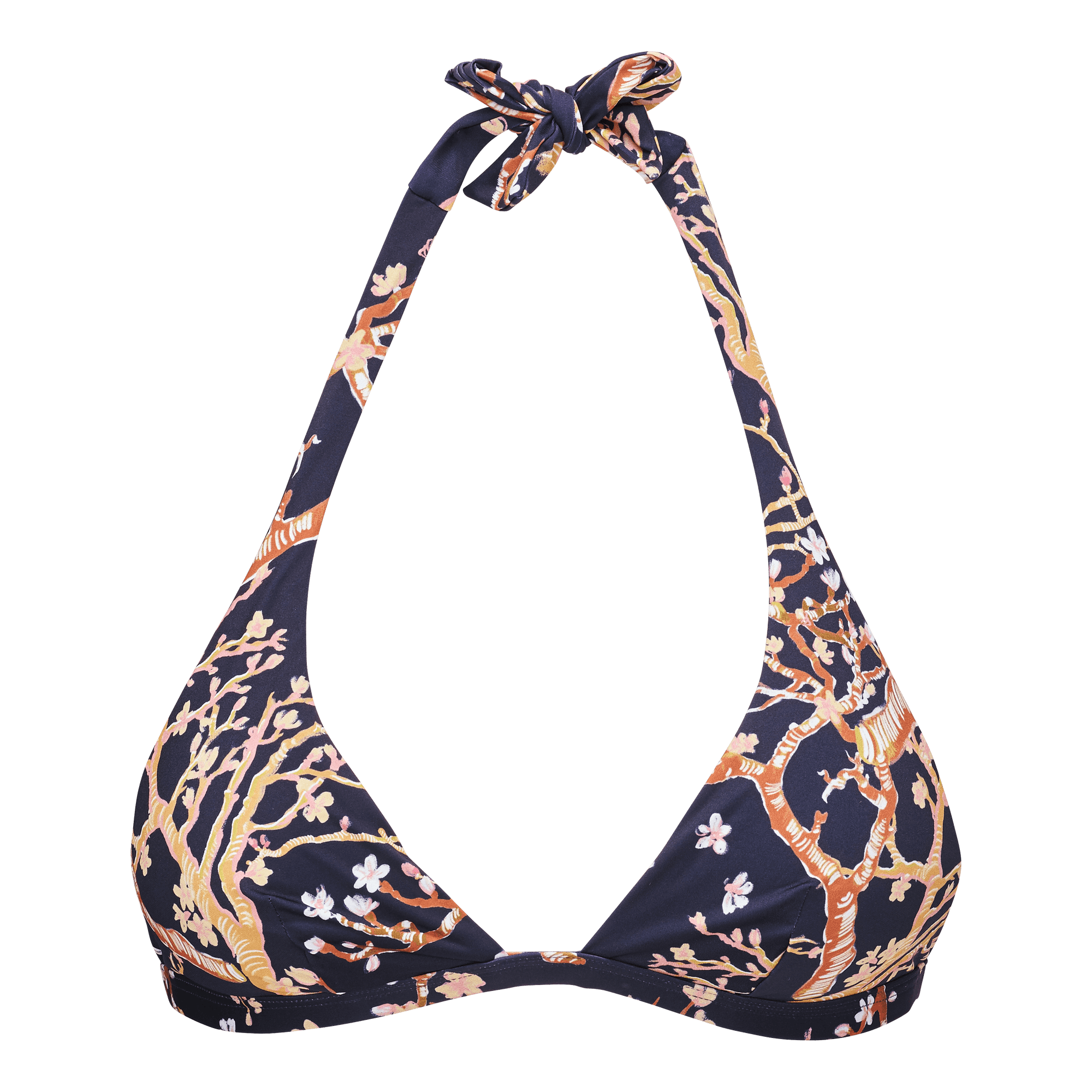 Women | Sweet Blossom Swim Top | Navy