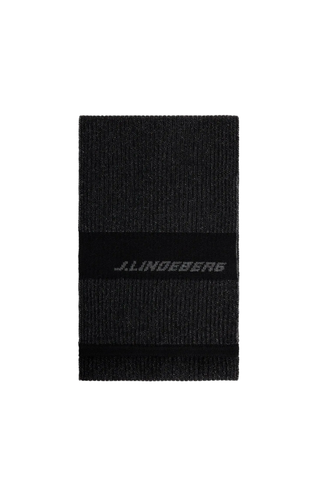 Men | Pelle Plated Knitted Scarf | Black