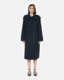 Trench Style Coat | Women | Black