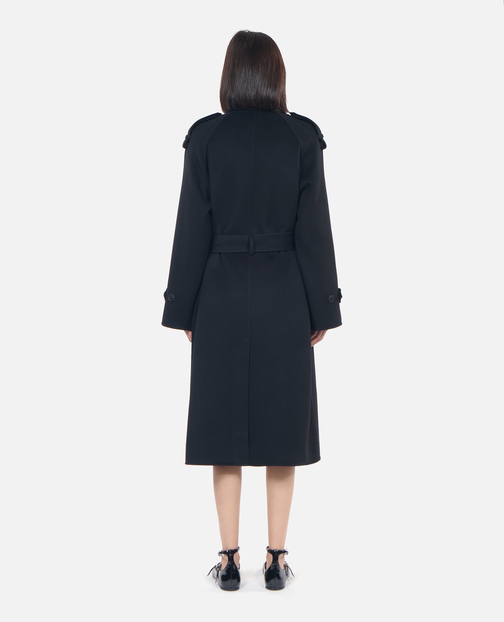 Trench Style Coat | Women | Black