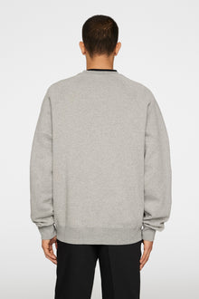 Men | Callan Crew Neck | Light Grey Melange