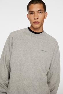 Men | Callan Crew Neck | Light Grey Melange