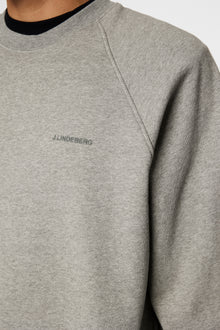 Men | Callan Crew Neck | Light Grey Melange