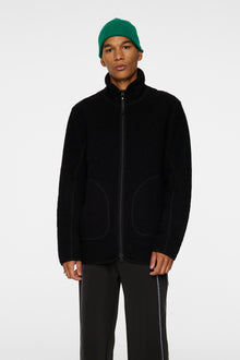 Men | Dustin Wool Fleece Jacket | Black