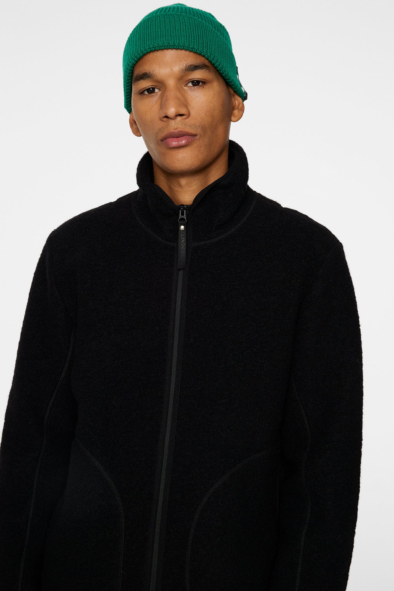 Men | Dustin Wool Fleece Jacket | Black