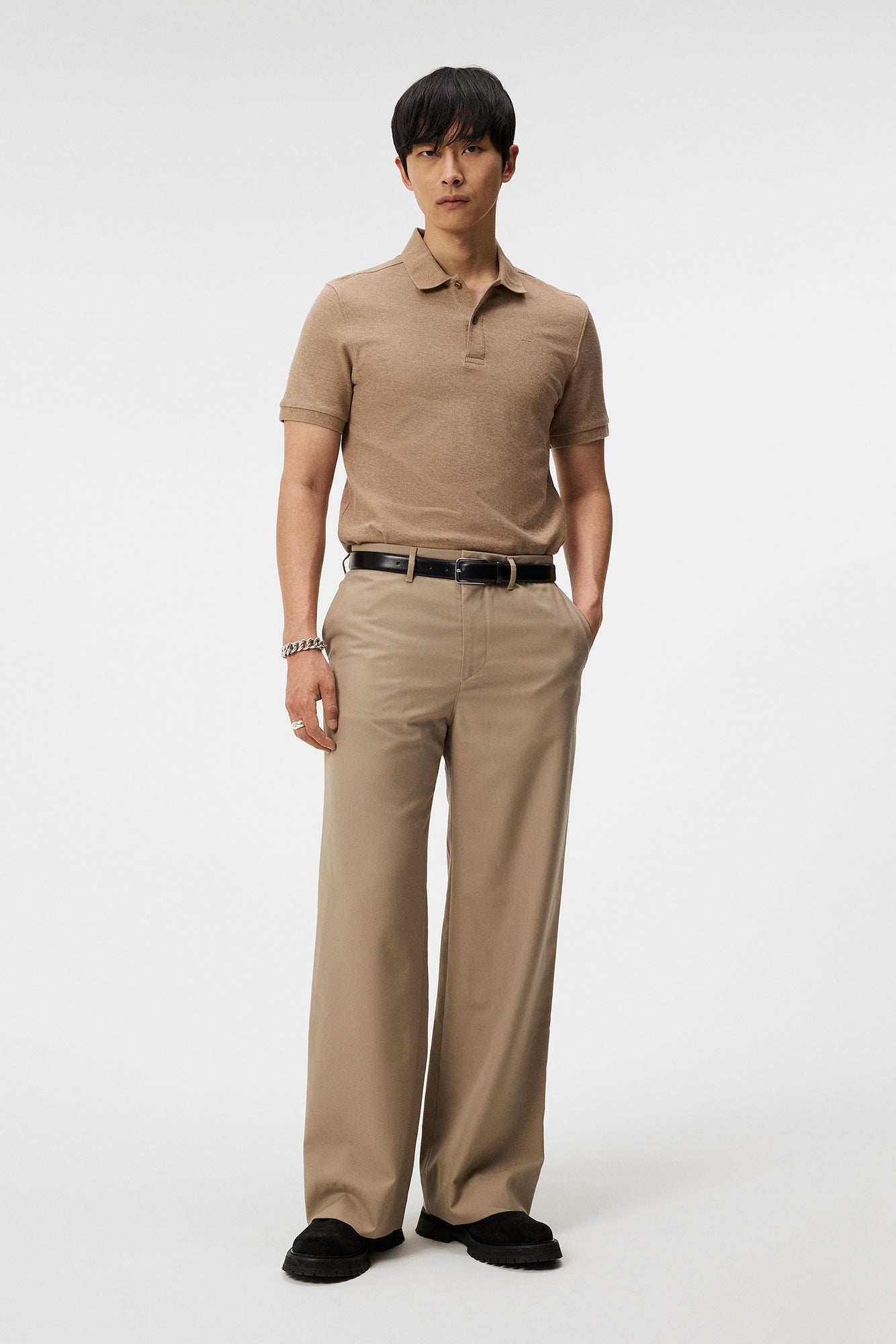 Men | Troy Polo Shirt | Oil Green